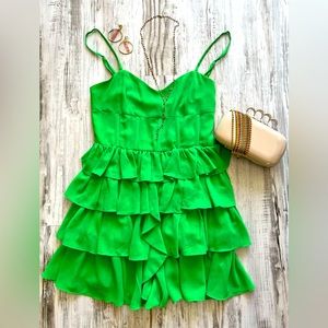 Beautiful green mini dress